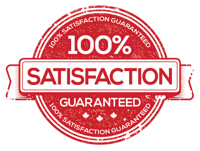 100% Satisfaction Guarantee